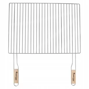 Ruszt grillowy z drewnianymi rączkami 54 x 38 cm - Ruszty - miniaturka - grafika 1