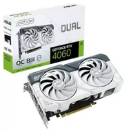 Karty graficzne - ASUS GeForce RTX 4060 DUAL OC WHITE 8GB DLSS 3 - miniaturka - grafika 1