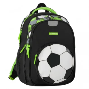 Plecak Szkolny Football zielony Piłka Starpak 550863 - Plecaki szkolne i tornistry - miniaturka - grafika 1