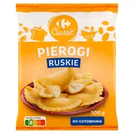 Dania mrożone - Carrefour Classic Pierogi ruskie 500 g - miniaturka - grafika 1