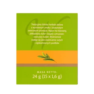 Zielona herbata Sir Williams Tea Green Sencha 15x1,6g - Herbata - miniaturka - grafika 3