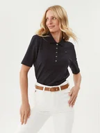 Koszulki i topy damskie - Tommy Hilfiger Polo Polo 1985 WW0WW37820 Granatowy Regular Fit - miniaturka - grafika 1