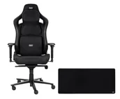 Fotele gamingowe - SMX Fotel gamingowy Ararat + Speed Mouse Mat XL Black - miniaturka - grafika 1