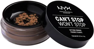 NYX CANT STOP WONT STOP SETTING POWDER-MEDIUM DEEP - Pudry do twarzy - miniaturka - grafika 2