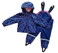 Kombinezony dla dzieci - Zestaw kurtka przeciwdeszczowa spodnie przeciwdeszczowe kombinezon 110 - miniaturka - grafika 1