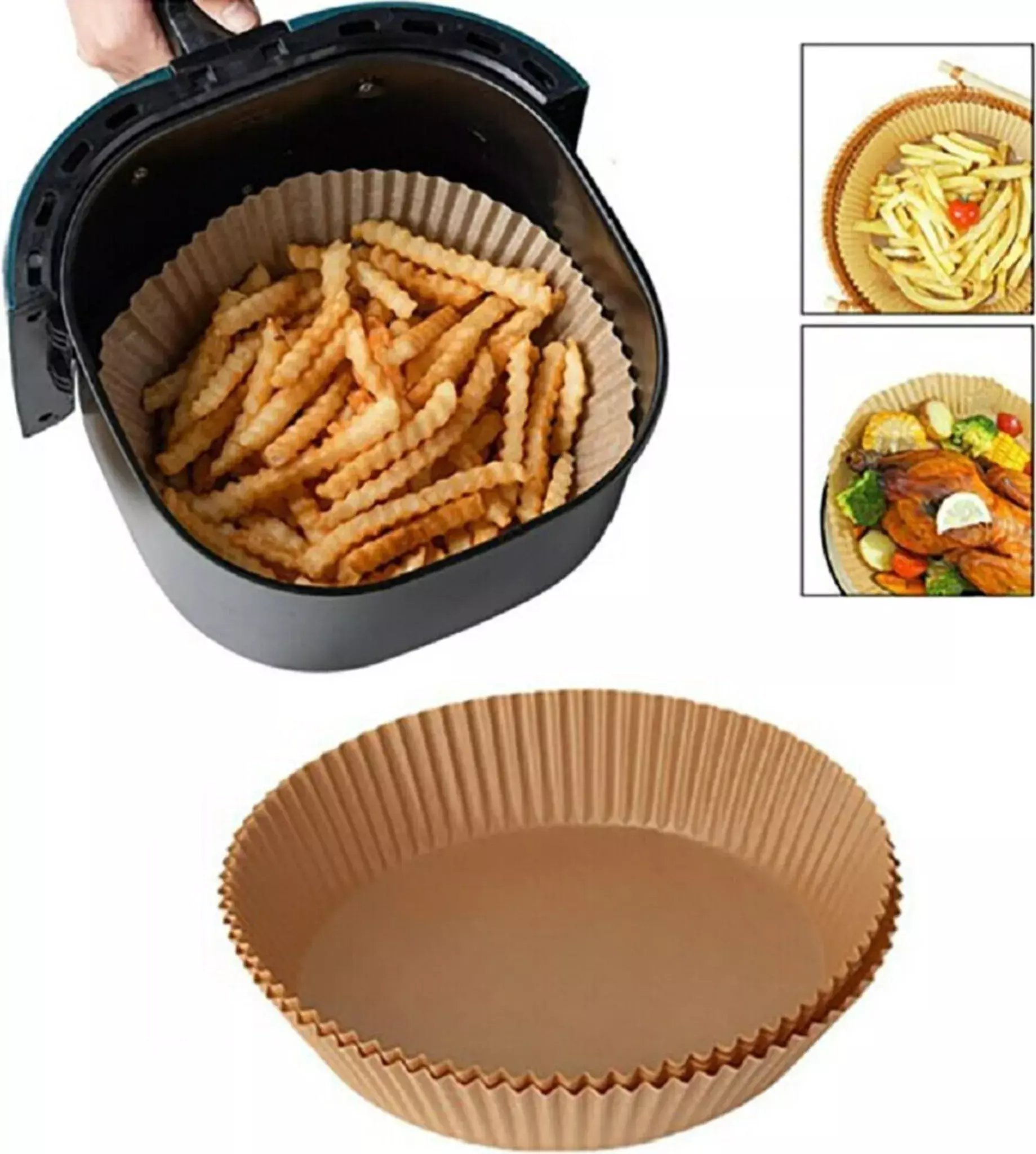 Emerio Cepamais papier Airfryer Ø 20 cm 50 szt. 40782 Michelino 40782 4047125407822