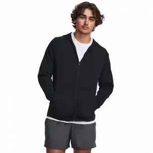 Męska bluza treningowa rozpinana z kapturem Under Armour UA Meridian FZ - czarna - UNDER ARMOUR - Koszulki sportowe męskie - miniaturka - grafika 1