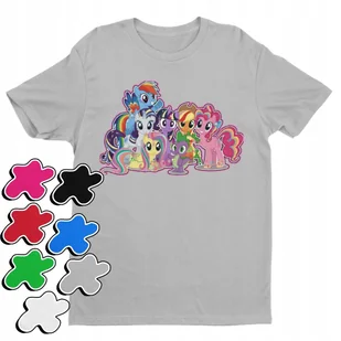 Koszulka T-Shirt Dziecięca Z Nadrukiem My Little Pony Różne -M 134-140 - Koszulki męskie - miniaturka - grafika 1
