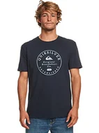 Koszulki męskie - Quiksilver Koszulka męska Basic Blue XS - miniaturka - grafika 1