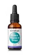 Witaminy i minerały dla sportowców - Viridian Viridikid Witamina D w kropelkach dla dzieci (30ml) 5060003592877 - miniaturka - grafika 1