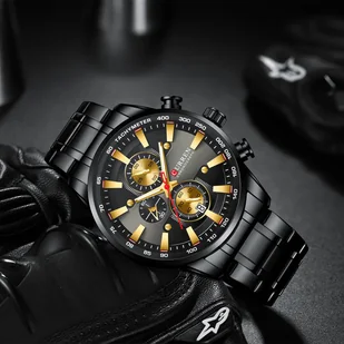 Zegarek Curren ZEGAREK MĘSKI CURREN 8351 (zc022c) - CHRONOGRAF 8351 - Zegarki męskie - miniaturka - grafika 4