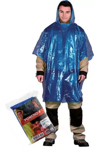 Ponczo przeciwdeszczowe granatowy roz.uni - Odzież robocza - miniaturka - grafika 1