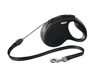 Flexi New Classic Smycz Linka M 8M Czarna [Fl-2825] - Smycze dla psów - miniaturka - grafika 2