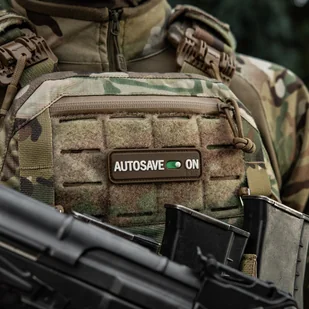 M-Tac - Naszywka Autosave PVC - 3D - Coyote - 51116705 - Odzież taktyczna i umundurowanie - miniaturka - grafika 7