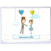 Kartki okolicznościowe i zaproszenia - Zaproszenie Ślub ZT44 (10szt.) - Trend - miniaturka - grafika 1