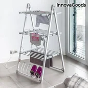 Suszarki na ubrania - InnovaGoods compak innovag Northwoods 300 W grijs opvouw baar droogrek elektrycznie (30 staven) IG114383 - miniaturka - grafika 1