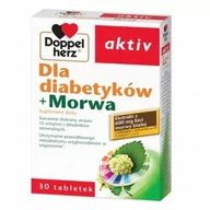 Odchudzanie i oczyszczanie - Doppelherz aktiv Dla diabetyków + Morwa x30 tabletek - miniaturka - grafika 1
