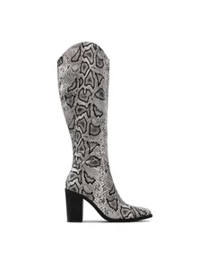 DeeZee Kowbojki ZALRT220103 Szary - Kozaki damskie - miniaturka - grafika 1