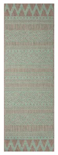 Zielono-beżowy dywan odpowiedni na zewnątrz NORTHRUGS Sidon, 70x140 cm - Dywany zewnętrzne - miniaturka - grafika 1