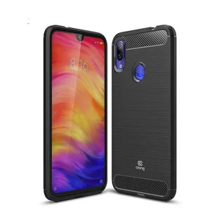 Crong Soft Armour Cover - Etui Xiaomi Redmi Note 7 (czarny) - Etui i futerały do telefonów - miniaturka - grafika 1
