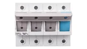 Bezpieczniki elektryczne - Hager POLO Rozłącznik bezpiecznikowy 3P+N 63A D02 L76M - miniaturka - grafika 1