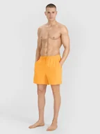 Kąpielówki męskie - 4F Spodenki plażowe męskie - pomarańczowe L - miniaturka - grafika 1