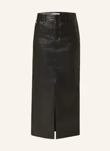 Calvin Klein Jeans Spódnica Z Imitacji Skóry schwarz - Spódnice - miniaturka - grafika 1