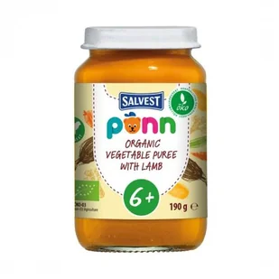 SALVEST PÕNN BIO Jagnięcina z puree warzywnym, 190 g - Desery dla dzieci - miniaturka - grafika 1