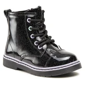 Buty dla dziewczynek - Kozaki Nelli Blu CM170106-34A Czarny - miniaturka - grafika 1