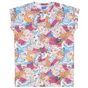 Koszulki i topy damskie - Kolorowy, damski t-shirt KRAINA LODU DISNEY S - miniaturka - grafika 1