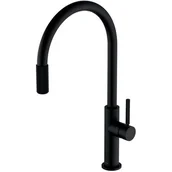 Baterie umywalkowe - Omnires Switch bateria kuchenna z zestawem filtrującym czarny mat SW9057-FD1BL | - miniaturka - grafika 1