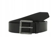 Paski - Skórzany pasek męski Boss Joris rozmiar 115, czarny - miniaturka - grafika 1