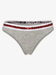 Tommy Hilfiger Stringi Kobiety Bawełna szary marmurkowy, XS - Majtki damskie - miniaturka - grafika 1