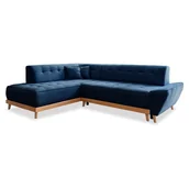 Narożniki - Granatowy rozkładany narożnik Miuform Dazzling Daisy L, lewostronny - miniaturka - grafika 1