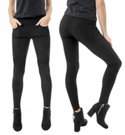 Legginsy - Spodnie Legginsy Getry Spodnie Damskie 82200 r XL - miniaturka - grafika 1