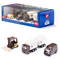 Figurki dla dzieci - Siku SUPER UPS Logistics Set 6324 - miniaturka - grafika 1