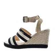 Sandały damskie - Czarne espadryle, sandały damskie BIG STAR LL274884 - miniaturka - grafika 1