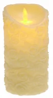 Lampiony i znicze - ŚWIECA LED Na Baterie 15cm Wkład Do ZNICZA Efekt PŁOMIENIA Świeczka 4374 - miniaturka - grafika 1