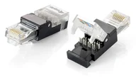 Adaptery i przejściówki - Equip 121165 wtyczka RJ-45 Czarny, Przezroczysty - miniaturka - grafika 1