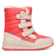 Buty dla dziewczynek - Śniegowce Garvalin 251847 S Różowy - miniaturka - grafika 1