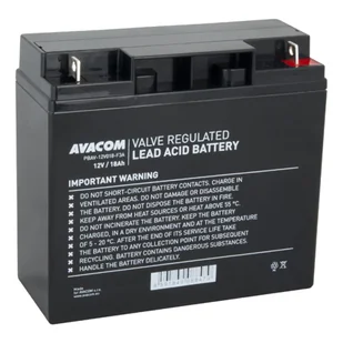 Avacom baterie Standard, 12V, 18Ah, PBAV-12V018-F3A - Ładowarki i akumulatory - miniaturka - grafika 1