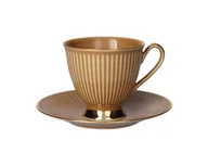 Filiżanki - Filiżanka 250 ml ze spodkiem Dalia Topaz GZ03 - miniaturka - grafika 1