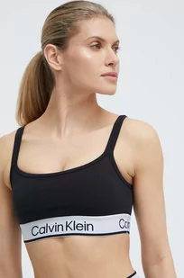 Calvin Klein Performance biustonosz sportowy kolor czarny - Bielizna sportowa damska - miniaturka - grafika 1