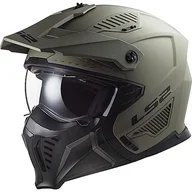 Części motocyklowe - LS2, crossoverowy kask motocyklowy DRIFTER solid mat sand 2206, XL - miniaturka - grafika 1