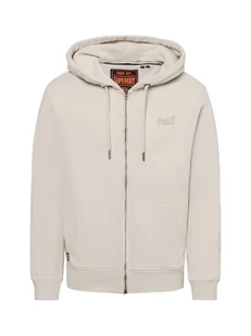 Superdry Bluza męska Mężczyźni Bawełna beżowy jednolity, S - Bluzy męskie - miniaturka - grafika 1