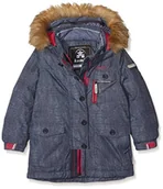 Kurtki i płaszcze dla dziewczynek - Kamik Cecilia Noise dziecięca parka, grafitowa szary szary (Graphite) 122 - miniaturka - grafika 1