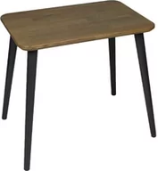 Ławy i stoliki kawowe - Stolik kawowy prostokątny z drewna dębowego Ash Grey, Wykończenie nogi - buk - farba grafitowa, Wysokość [cm] - 67, Wymiary [cm] - 60x100 - miniaturka - grafika 1