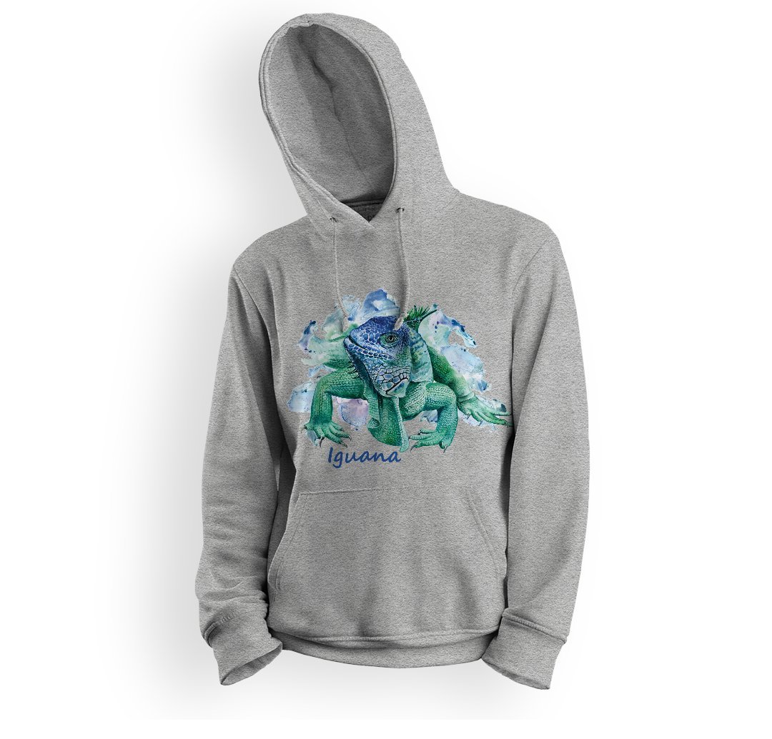 Bluza dziecięca z kapturem jaszczurka IGUANA 128 5made