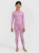 Piżamy dla dziewczynek - Dziewczęca bielizna termoaktywna komplet 4F 4FJRAW25USEAF263 - różowa - 4F JUNIOR - miniaturka - grafika 1