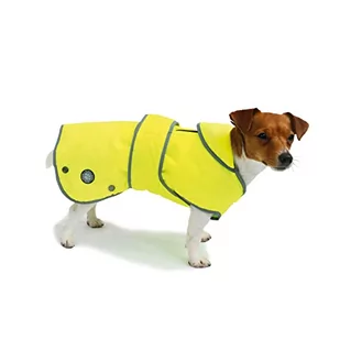Ancol Błotne łapy burzowy pies płaszcz Hi-Vis mały (30 cm długości lub obwód 46-56 cm) - Płaszcze damskie - miniaturka - grafika 1